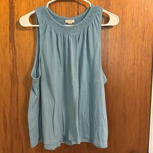 Ana XXL blue sleeveless tank top
